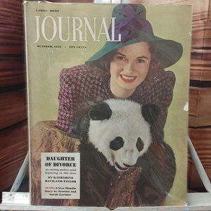 Vintage Ladies Home Journal Magazine Kennedys in London October 1938